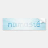 Glühender Namaste Autoaufkleber (Vorne)