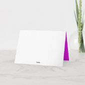 Glühender Neon-Stern-Bar-Schläger Mitzvah danken Dankeskarte (Rückseite)