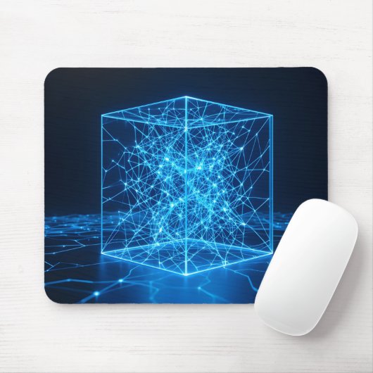 Glühender NeuralCube Mousepad (Mit Mouse)