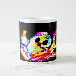 Glühender Oktopus Sommer Jumbo-Tasse