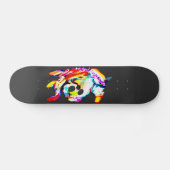Glühender Oktopus Sommer Skateboard (Horizontal)