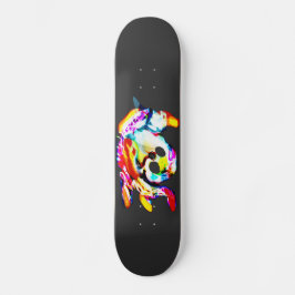Glühender Oktopus Sommer Skateboard