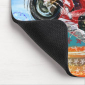 GLÜHENDER RADFAHRER MOUSEPAD (Ecke)