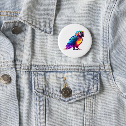 Glühender Regenbogen Button (Beispiel)