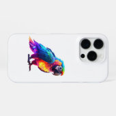 Glühender Regenbogen iPhone Hülle (Rückseite (Horizontal))