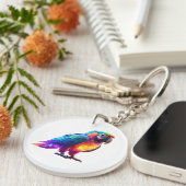 Glühender Regenbogen Schlüsselanhänger (Vorderseite rechts)