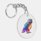 Glühender Regenbogen Schlüsselanhänger (Vorderseite links)