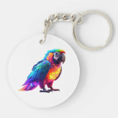 Glühender Regenbogen Schlüsselanhänger (Rückseite)