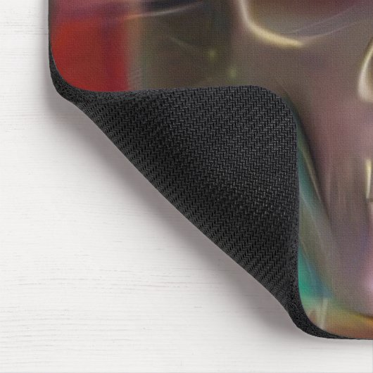 Glühender Schädel Mousepad (Ecke)