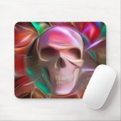 Glühender Schädel Mousepad (Mit Mouse)