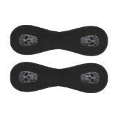 Glühender Schädelkopf Gothic Schwarz-Weiß Cool Baseball (Paneele)