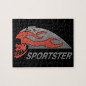 Glühender Schädeltank Puzzle (Horizontal)