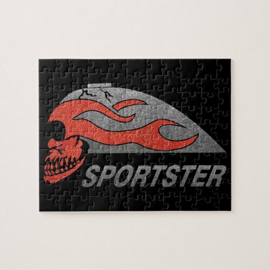 Glühender Schädeltank Puzzle (Horizontal)