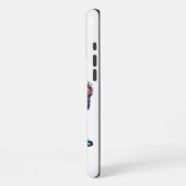 Glühender Schmetterling iPhone Hülle (Linke Seite)