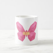 Glühender Schmetterling 🦋  Kaffeetasse (Mittel)