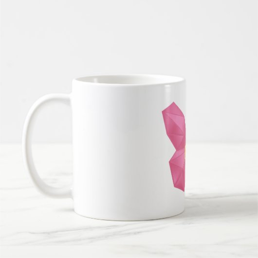 Glühender Schmetterling 🦋  Kaffeetasse (Links)