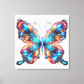 Glühender Schmetterling Leinwanddruck (Vorderseite)