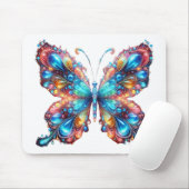 Glühender Schmetterling Mousepad (Mit Mouse)