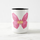 Glühender Schmetterling 🦋  Tasse (Zentrum)