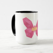 Glühender Schmetterling 🦋  Tasse (Vorderseite Links)