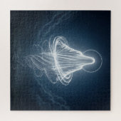 Glühender, schöner Geist im tiefen Raum Puzzle (Horizontal)