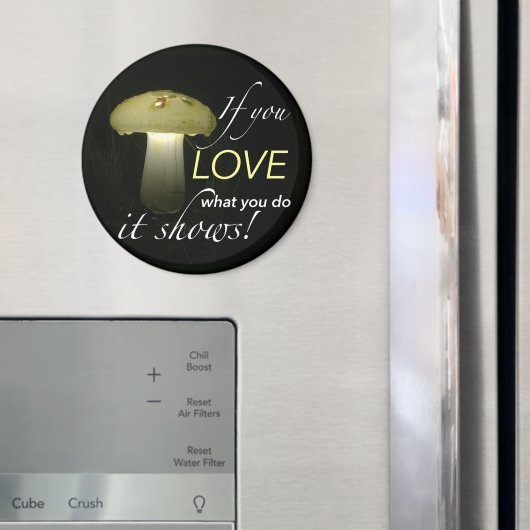 Glühender Solarzelle mit inspirierendem Zitat Magnet (In Situ (Kühlschrank))