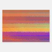 Glühender Sonnenaufgang salziger Pop der Farbkunst Geschenkpapier Set (Vorderseite 3)