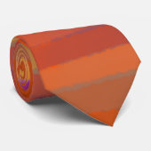 Glühender Sonnenaufgang salziger Pop der Farbkunst Krawatte (Gerollt)