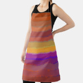 Glühender Sonnenaufgang salziger Pop der Farbkunst Schürze (InSitu)