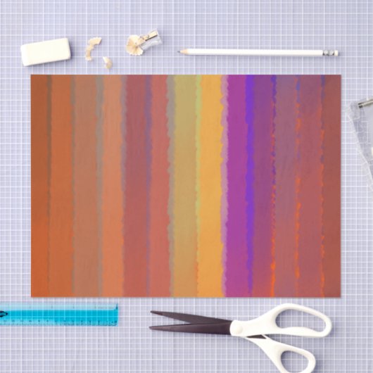 Glühender Sonnenaufgang salziger Pop der Farbkunst Seidenpapier (Handwerk)