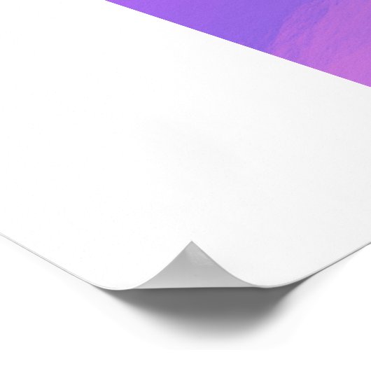 Glühender Sonnenuntergang II Poster (Ecke)