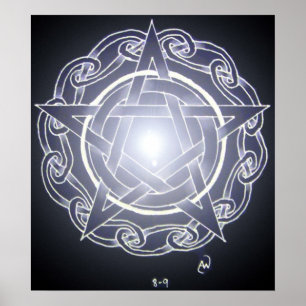 Glühender Stern Poster