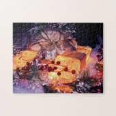 Glühender Weihnachtsfeiertag Puzzle (Horizontal)