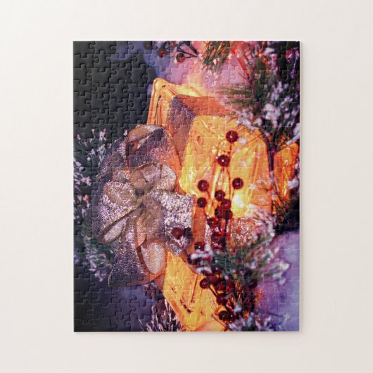 Glühender Weihnachtsfeiertag Puzzle (Vertikal)