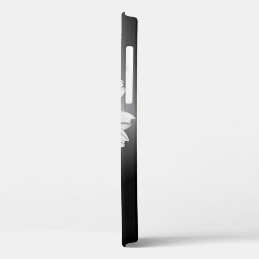 glühender weißer Kosmos auf schwarz Case-Mate iPhone Hülle (Rückseite / Links)