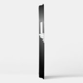 glühender weißer Kosmos auf schwarz Case-Mate iPhone Hülle (Rückseite / Rechts)