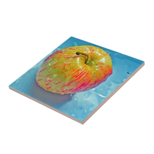 Glühendes Apple Fliese (Seite)