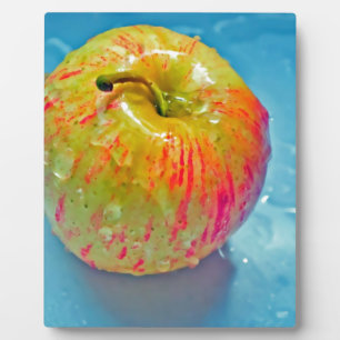 Glühendes Apple Fotoplatte