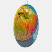 Glühendes Apple Keramikornament (Rechts)
