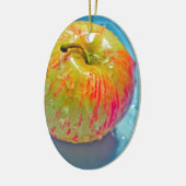 Glühendes Apple Keramikornament (Links)