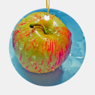 Glühendes Apple Keramikornament