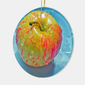 Glühendes Apple Keramikornament (Links)