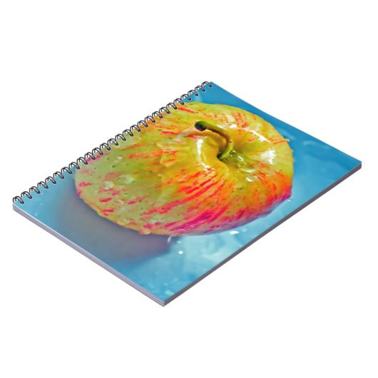 Glühendes Apple Notizblock (Linke Seite)