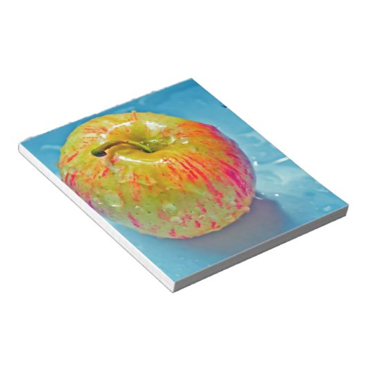 Glühendes Apple Notizblock (angewinkelt)