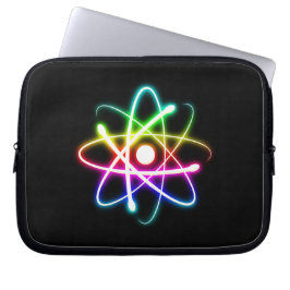 Glühendes Atom Laptopschutzhülle