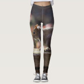 Glühendes Eichhörnchen Leggings (Vorderseite)
