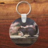 Glühendes Eichhörnchen Schlüsselanhänger (Vorderseite)