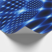 glühendes Fraktal Geschenkpapier (Ecke)