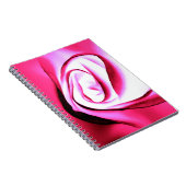 Glühendes Fuchsia-Rose-Notebook Notizblock (Rechte Seite)