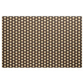 Glühendes Goldenes Sternmuster Stoff (Fat Quarter (45,7 x 55,9 cm))